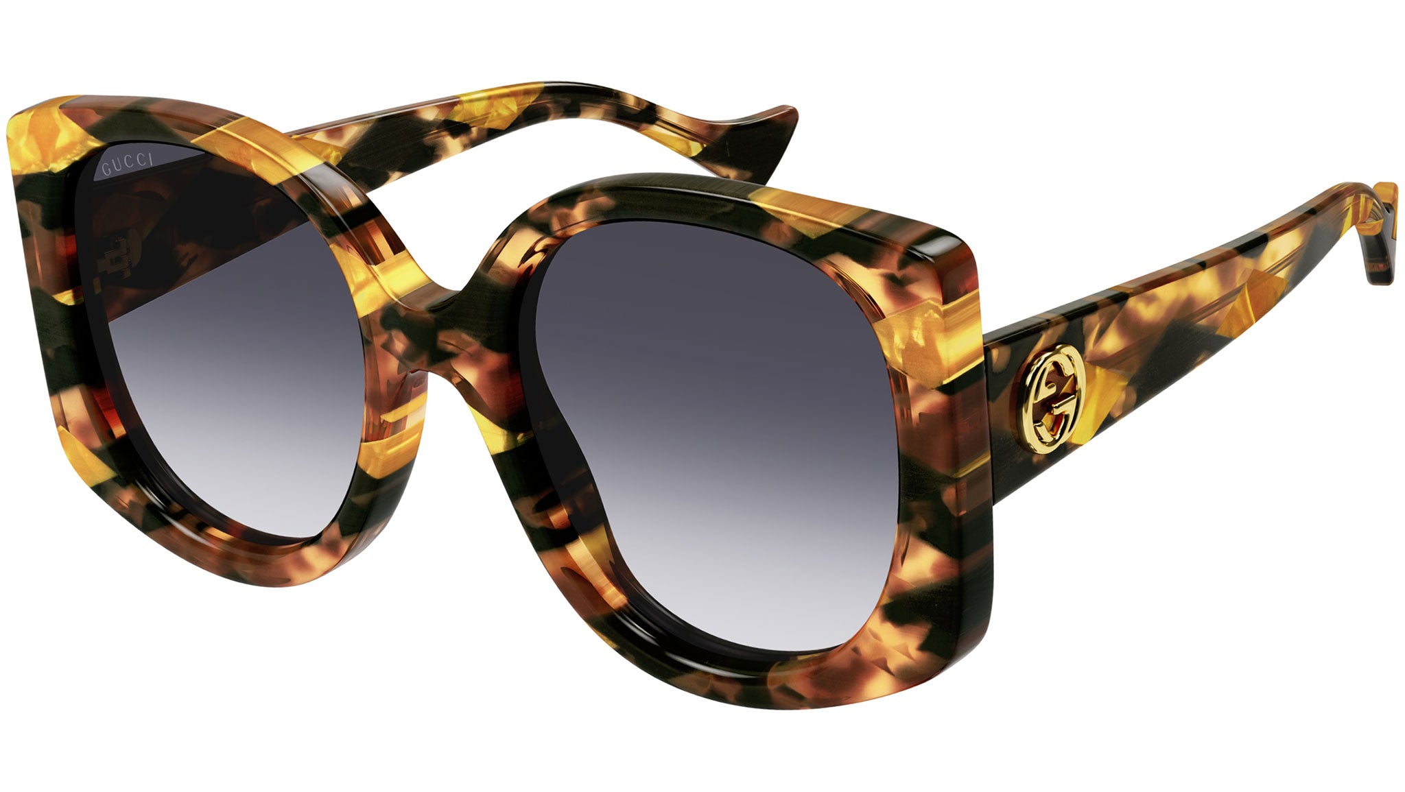 Occhiali da sole GUCCI GG1257S Shiny piqué havana
