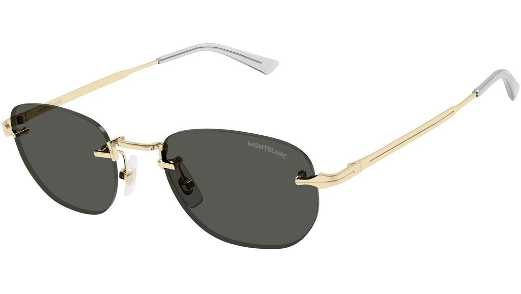 Occhiali da sole MONTBLANC MB0303S Shiny light gold