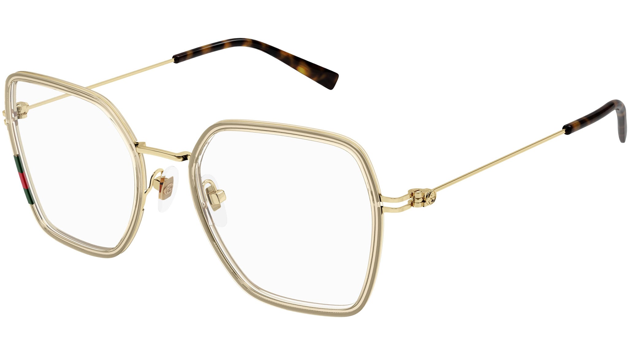 Occhiali da vista GUCCI GG1850O Shiny transparent yellow