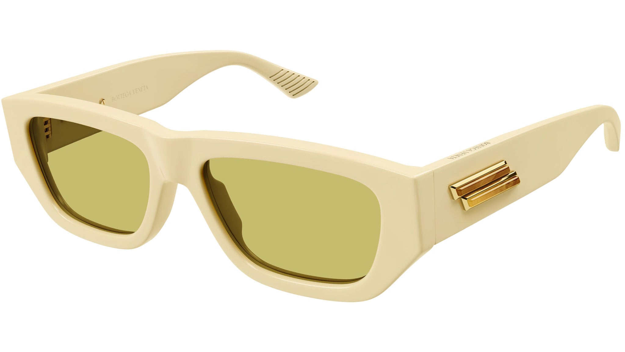 Occhiali da sole BOTTEGA VENETA BV1252S Shiny solid ivory