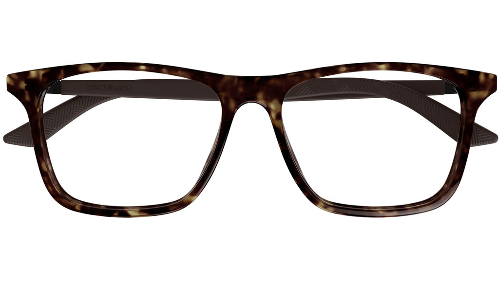 Occhiali da vista MONTBLANC MB0359O Shiny dark havana