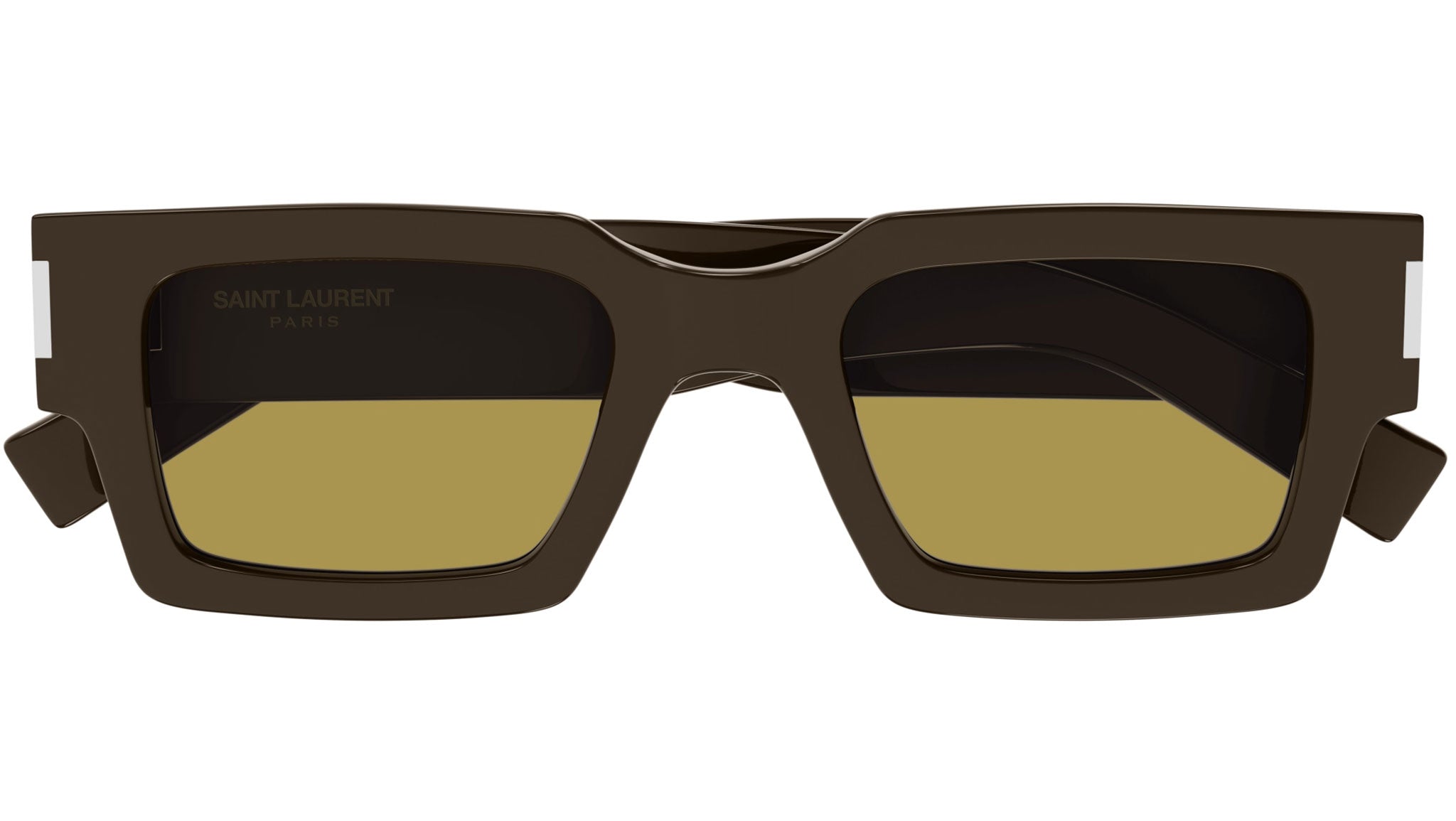 Occhiali da sole SAINT LAURENT SL572 Shiny solid dark brown