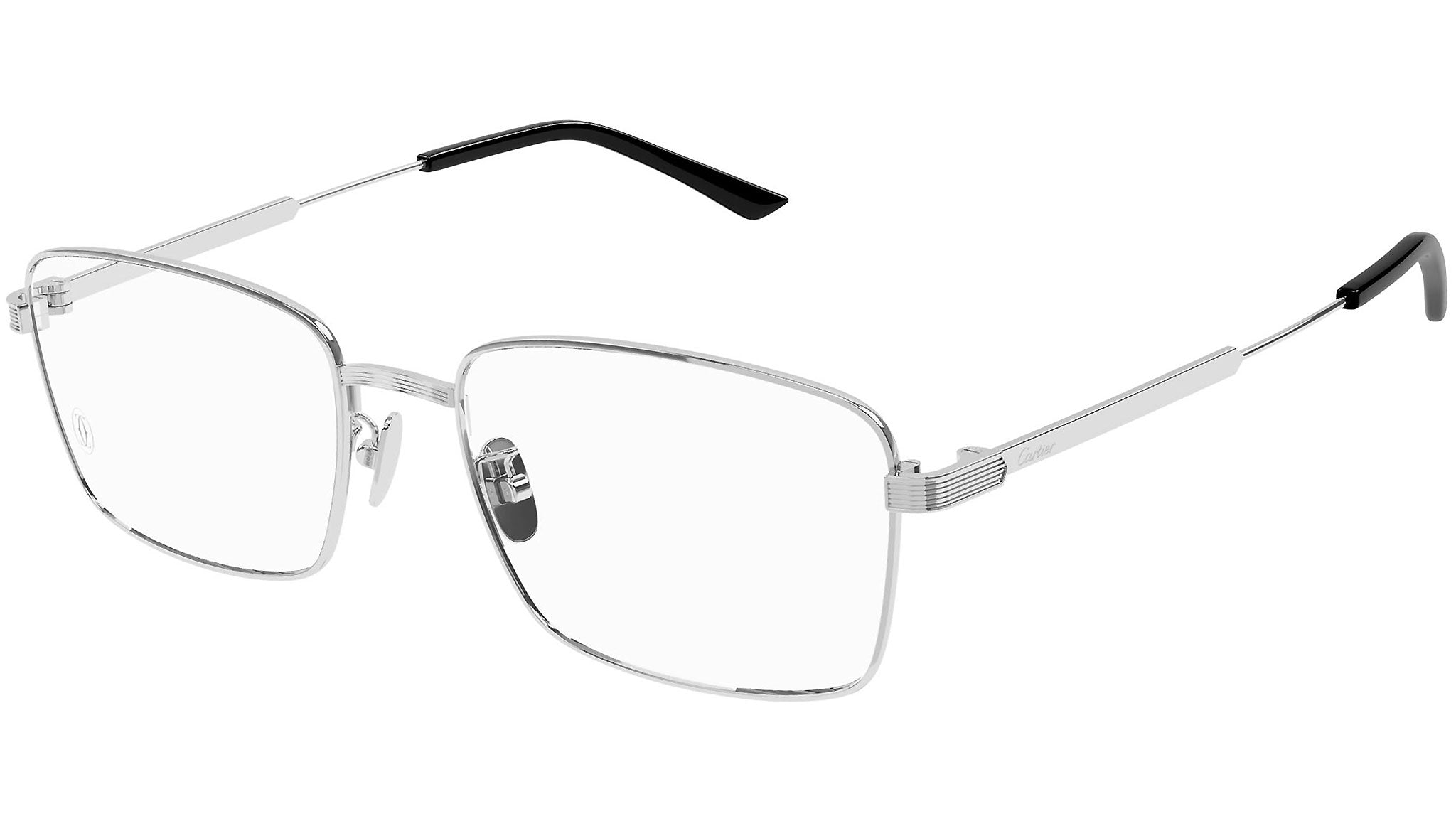 Occhiali da vista CARTIER CT0347O Smooth platinum finish