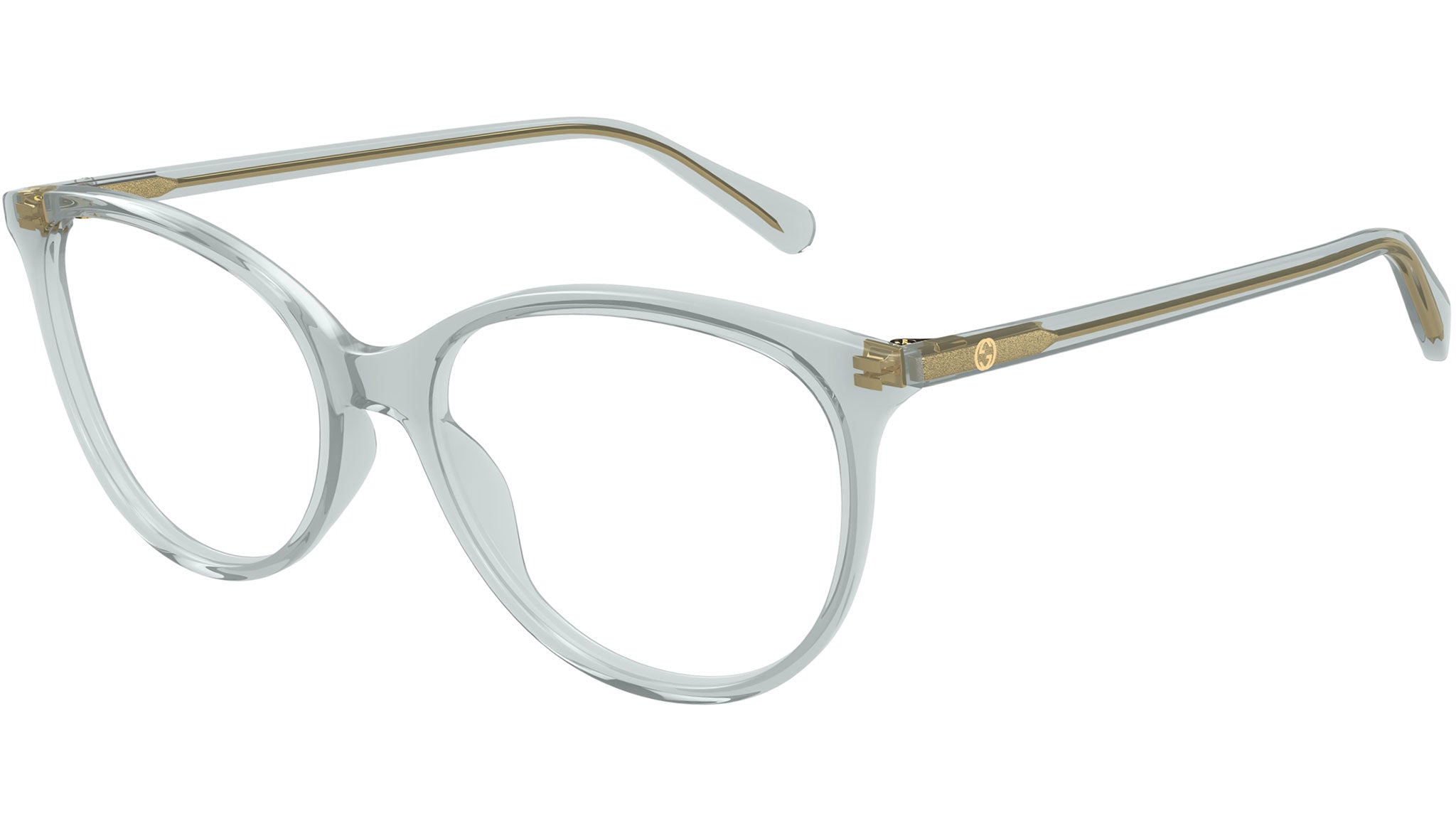 Occhiali da vista GUCCI Shiny transparent denim blue