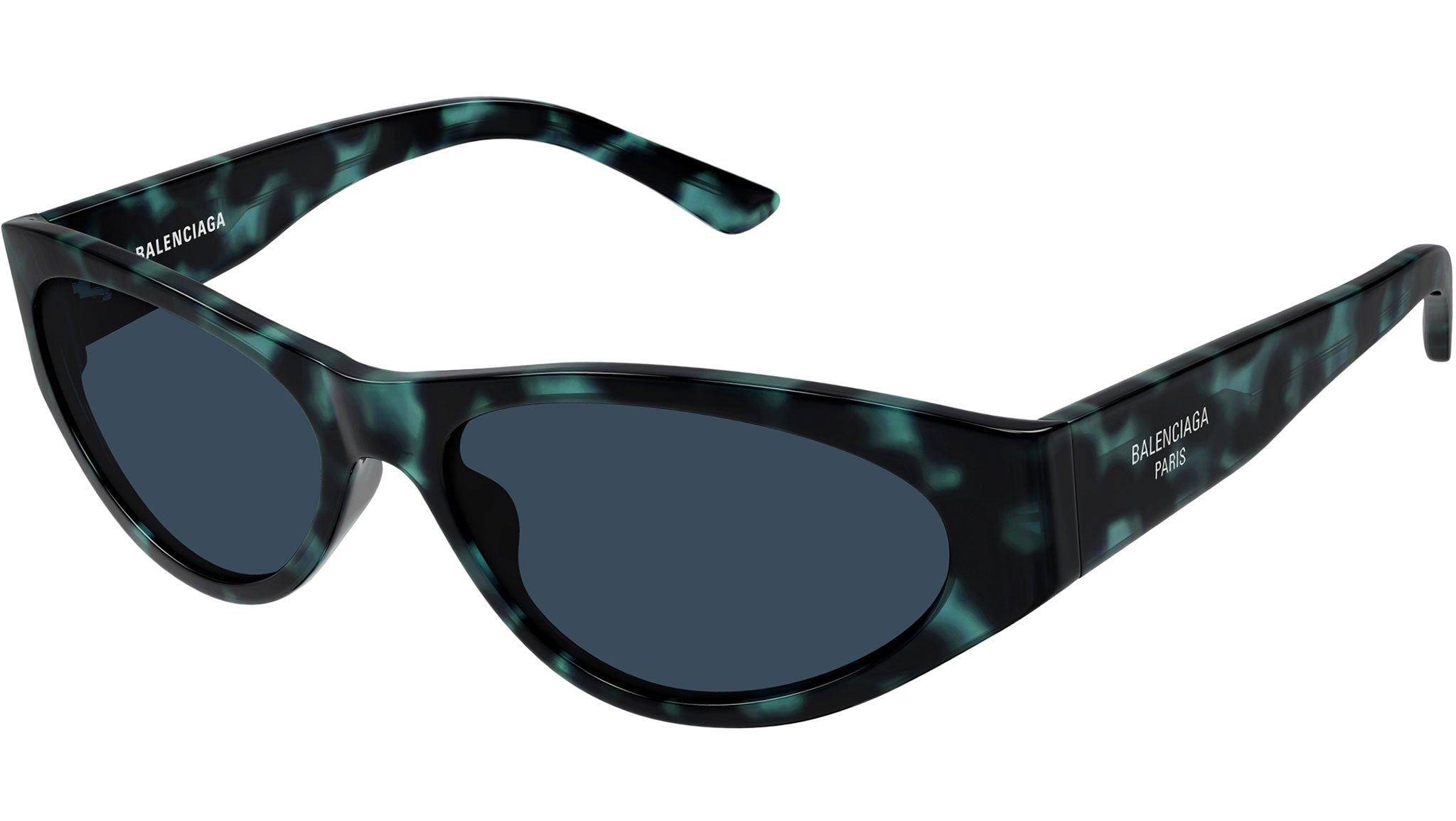 Occhiali da sole BALENCIAGA BB0367S Shiny teal havana