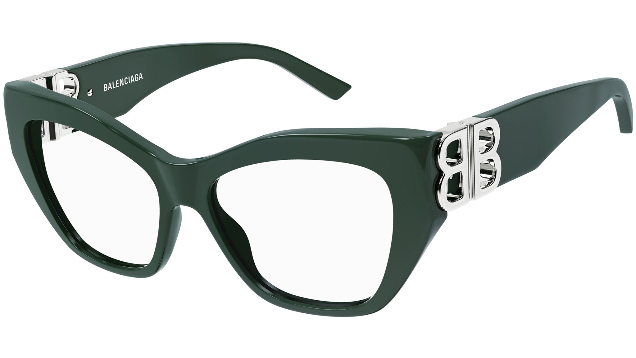Occhiali da vista BALENCIAGA BB0312O Shiny solid dark green
