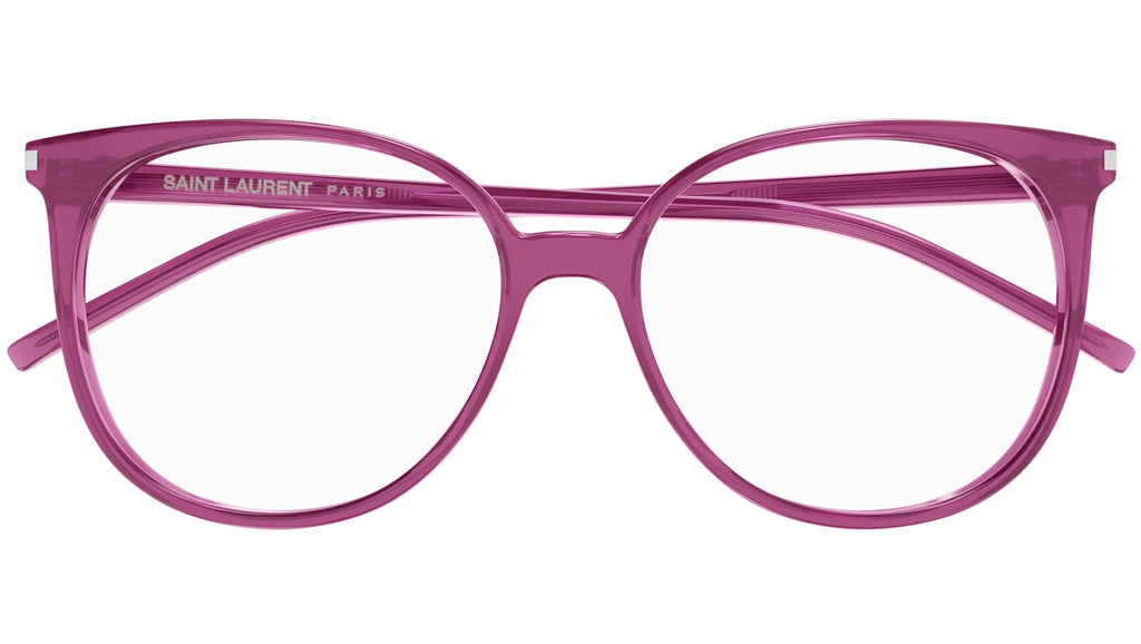 Occhiali da vista SAINT LAURENT SL39 Shiny transparent cyclamen