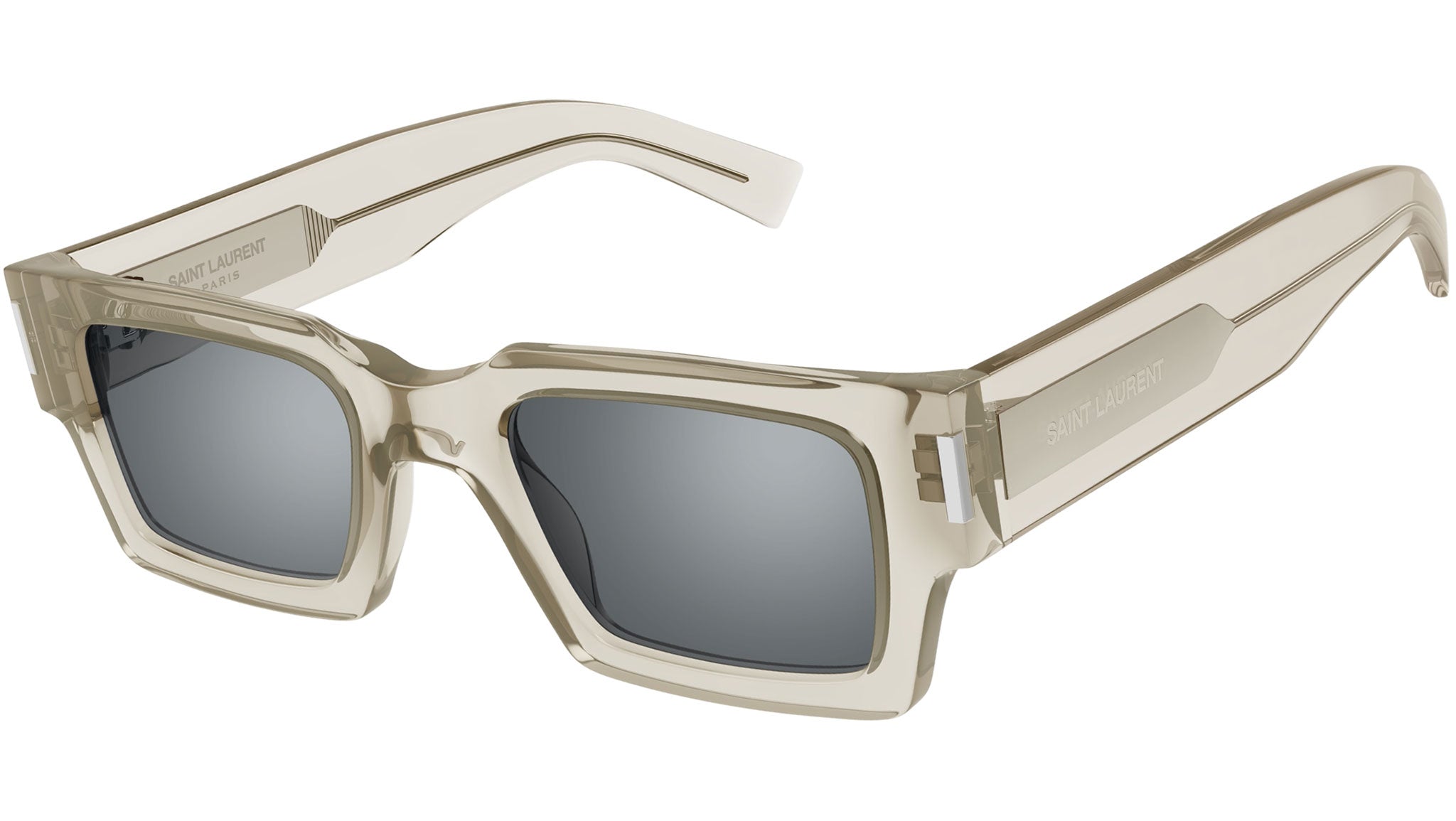 Occhiali da sole SAINT LAURENT SL572 Shiny transparent cream