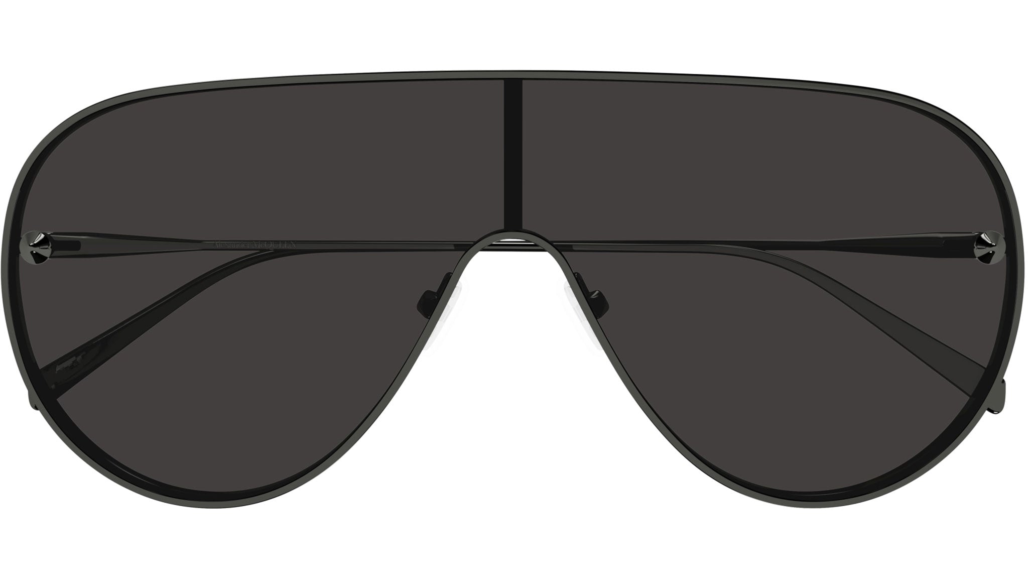 Occhiali da sole ALEXANDER MCQUEEN AM0481S Shiny dark ruthenium