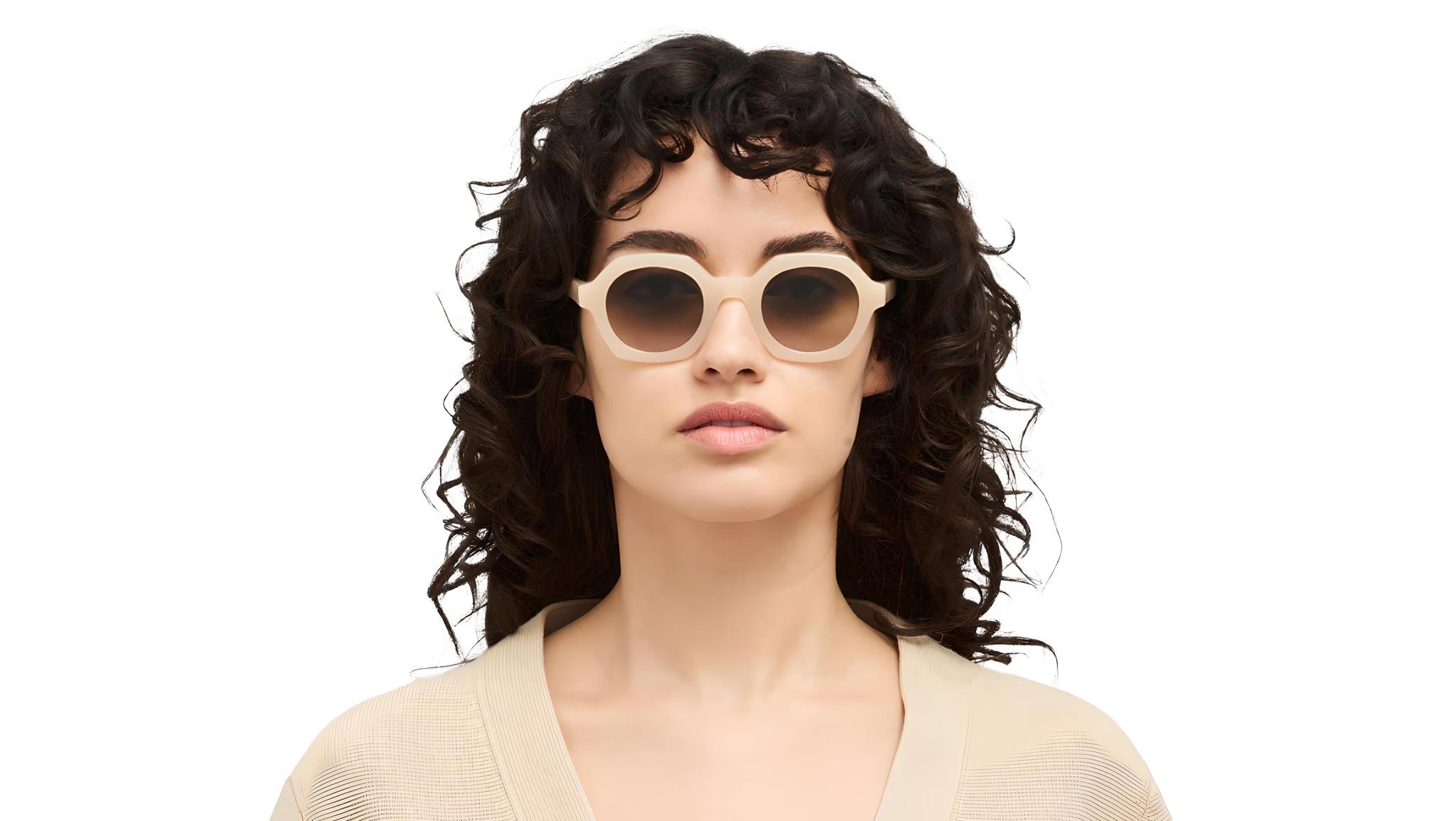 Occhiali da sole MYKITA TESHI Blonde shiny silver