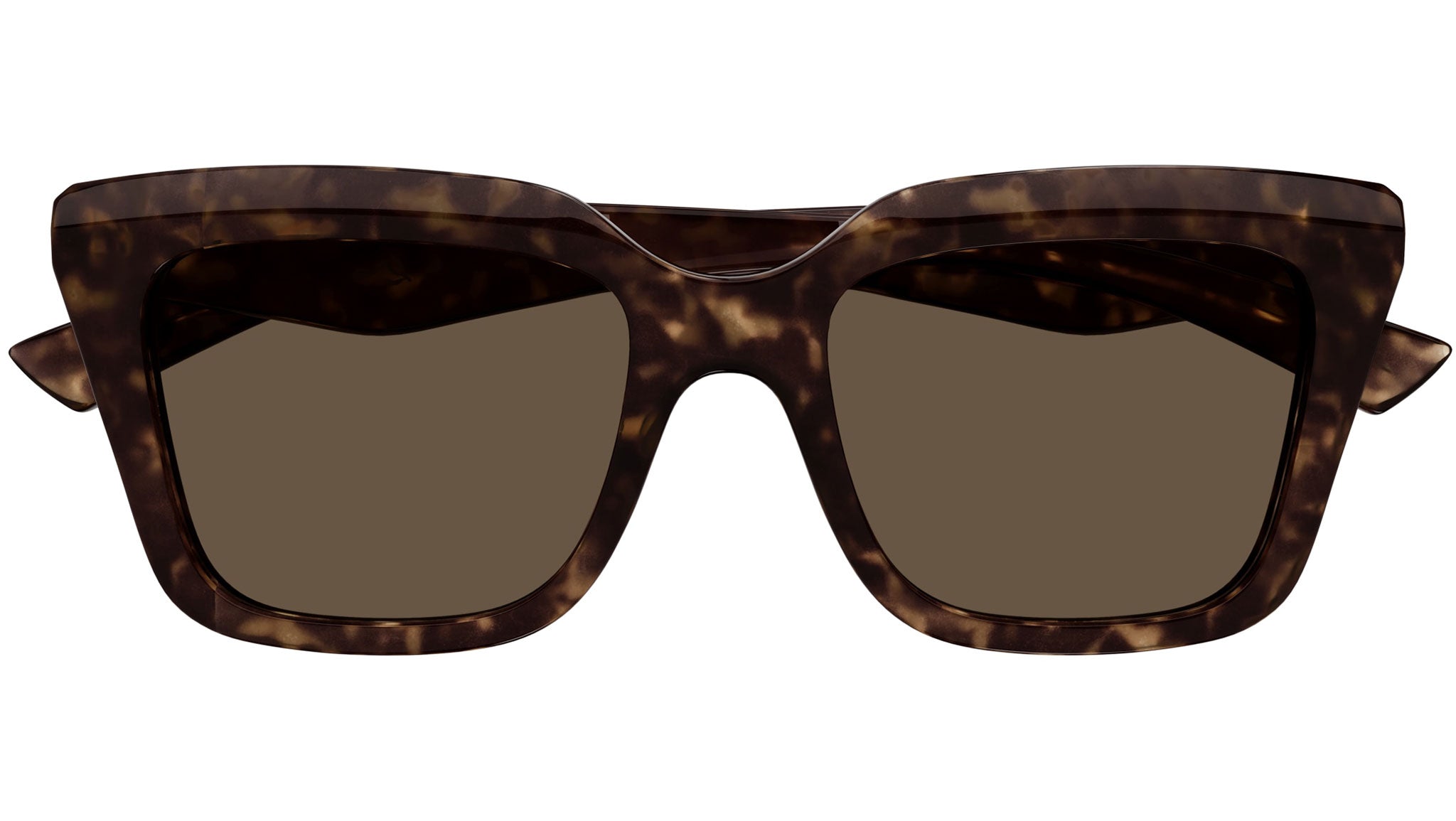 Occhiali da sole ALEXANDER MCQUEEN AM0473S Shiny dark havana
