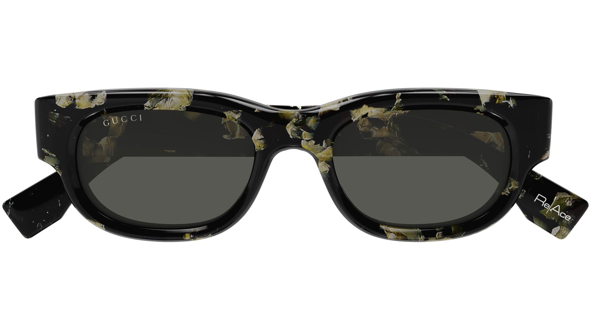 Occhiali da sole GUCCI GG1910S Shiny solid black with precious spotlight reace