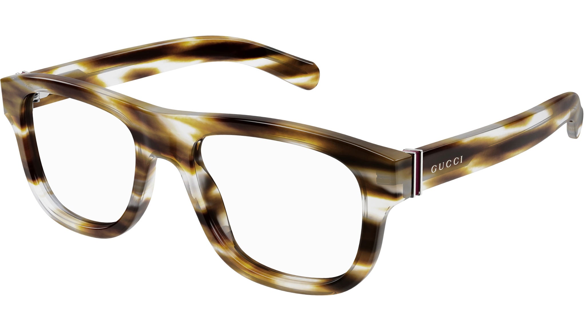 Occhiali da vista GUCCI GG1509O Shiny striated green havana