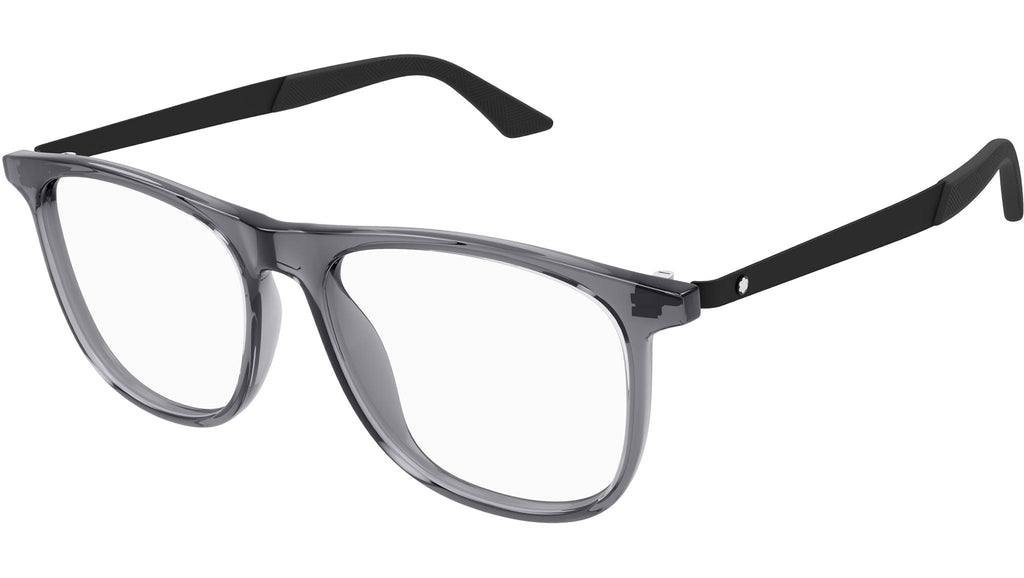 Occhiali da vista MONTBLANC MB0332O Shiny transparent grey