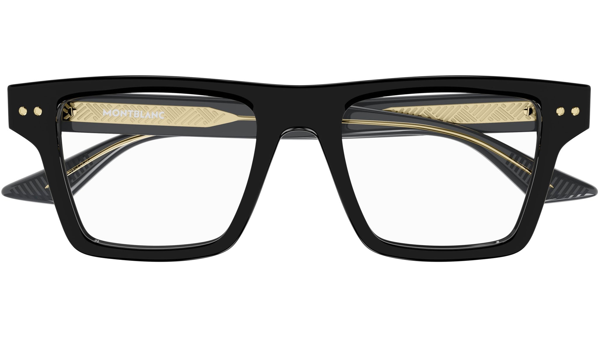 Occhiali da vista MONTBLANC MB0288O Shiny solid black