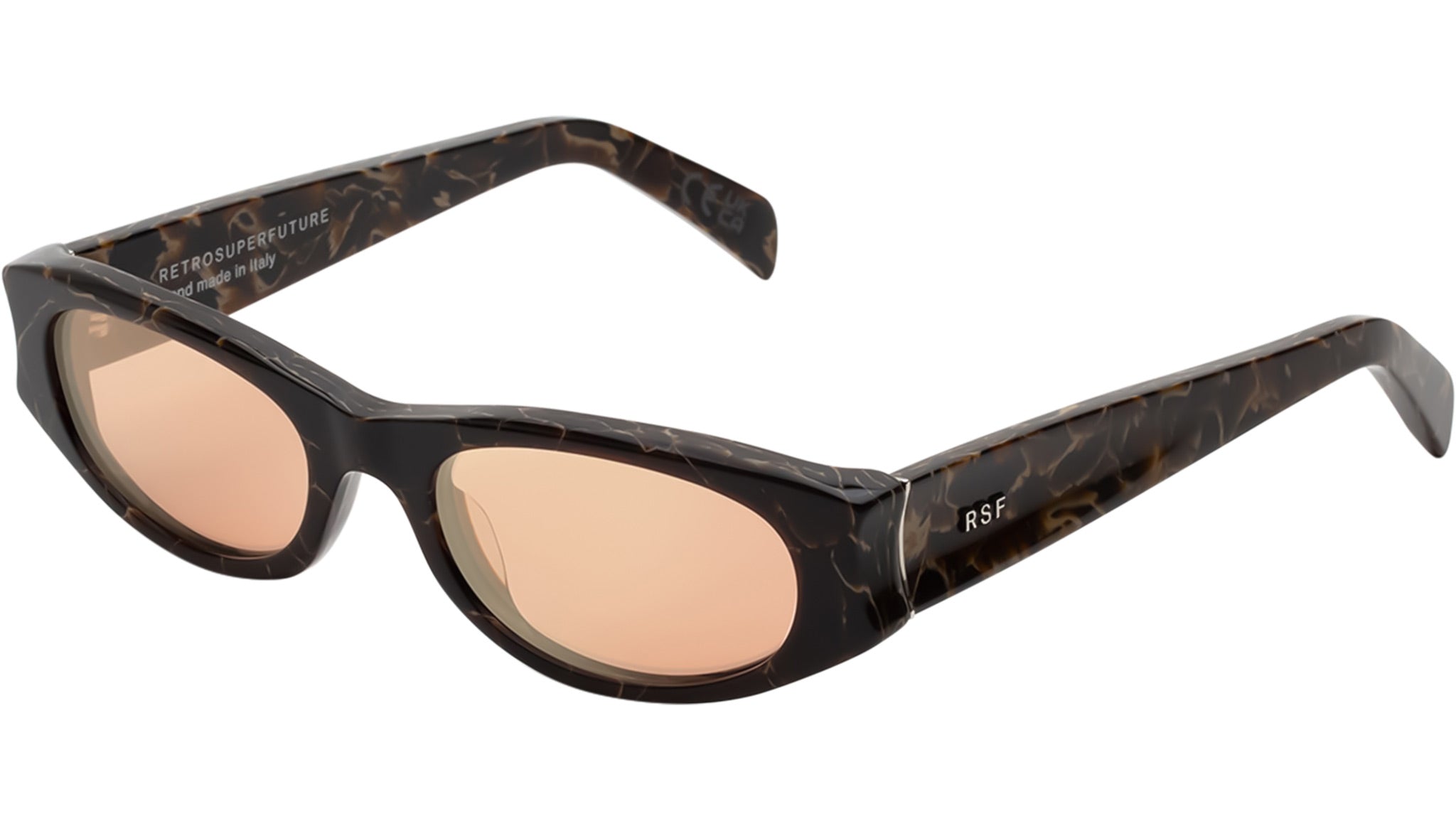Occhiali RETROSUPERFUTURE Razz Brown marble