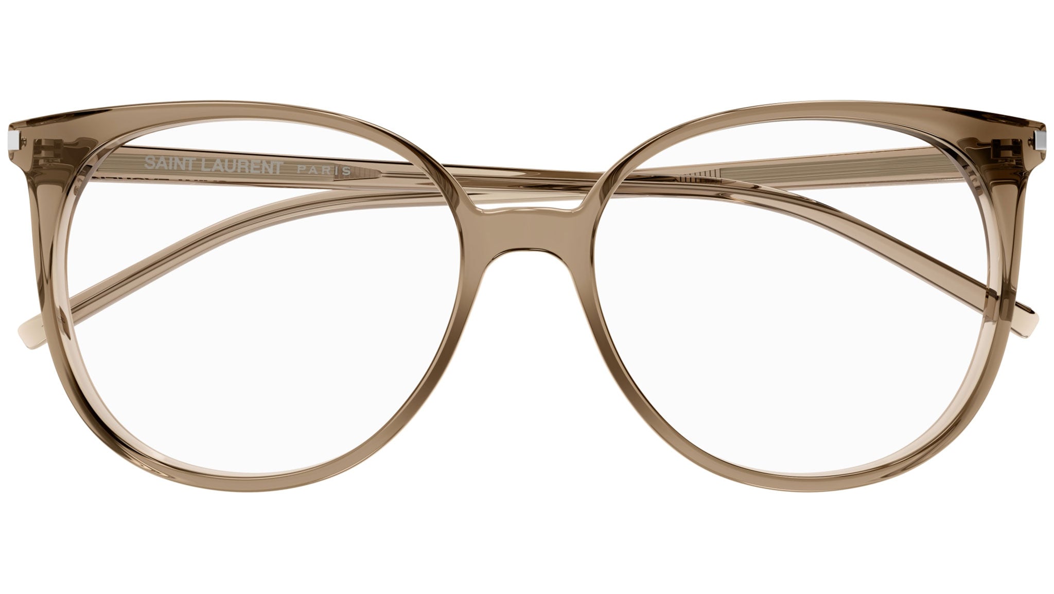 Occhiali da vista SAINT LAURENT SL39 Shiny transparent light brown