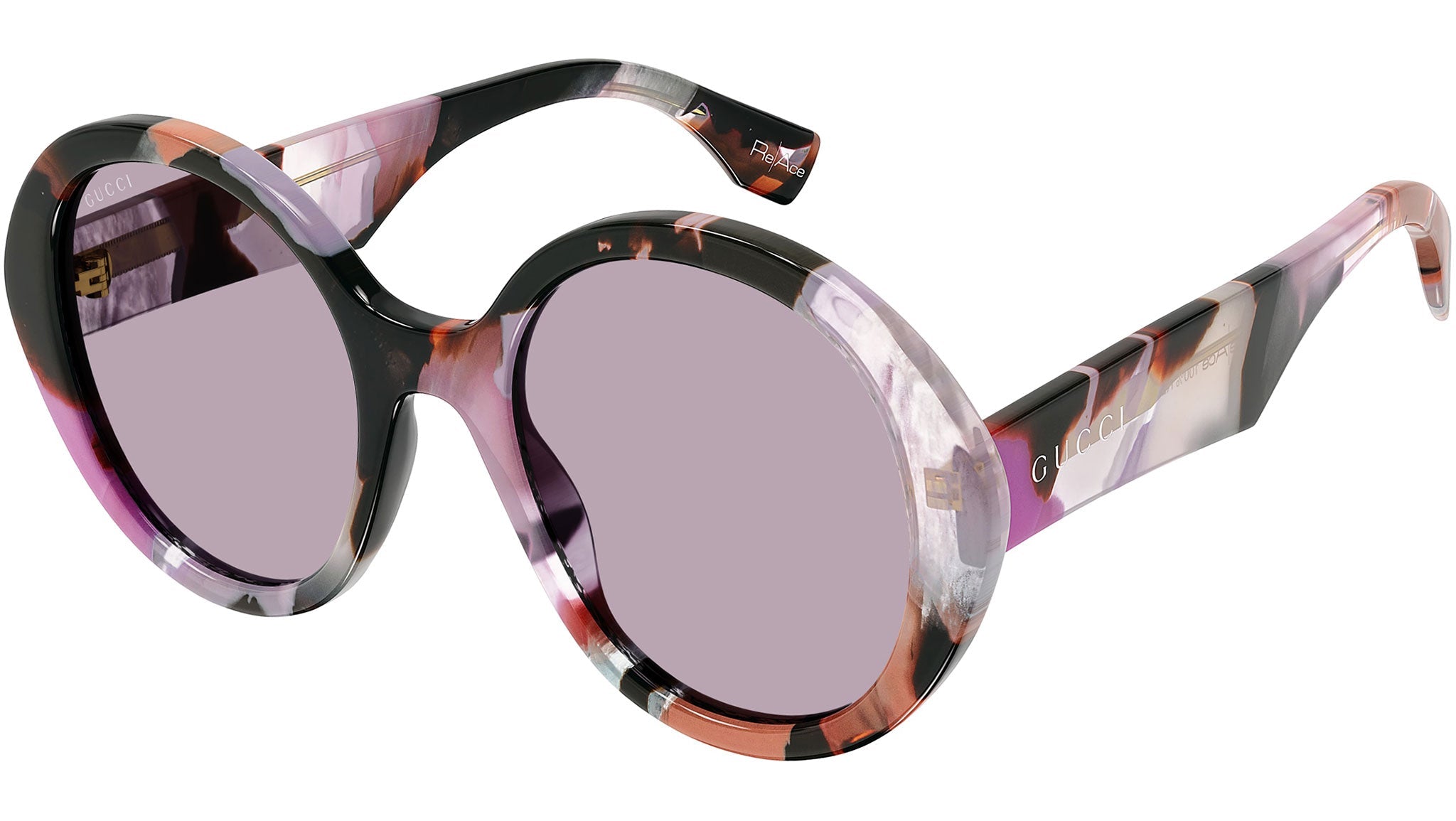 Occhiali da sole GUCCI GG1628S Shiny pink havana