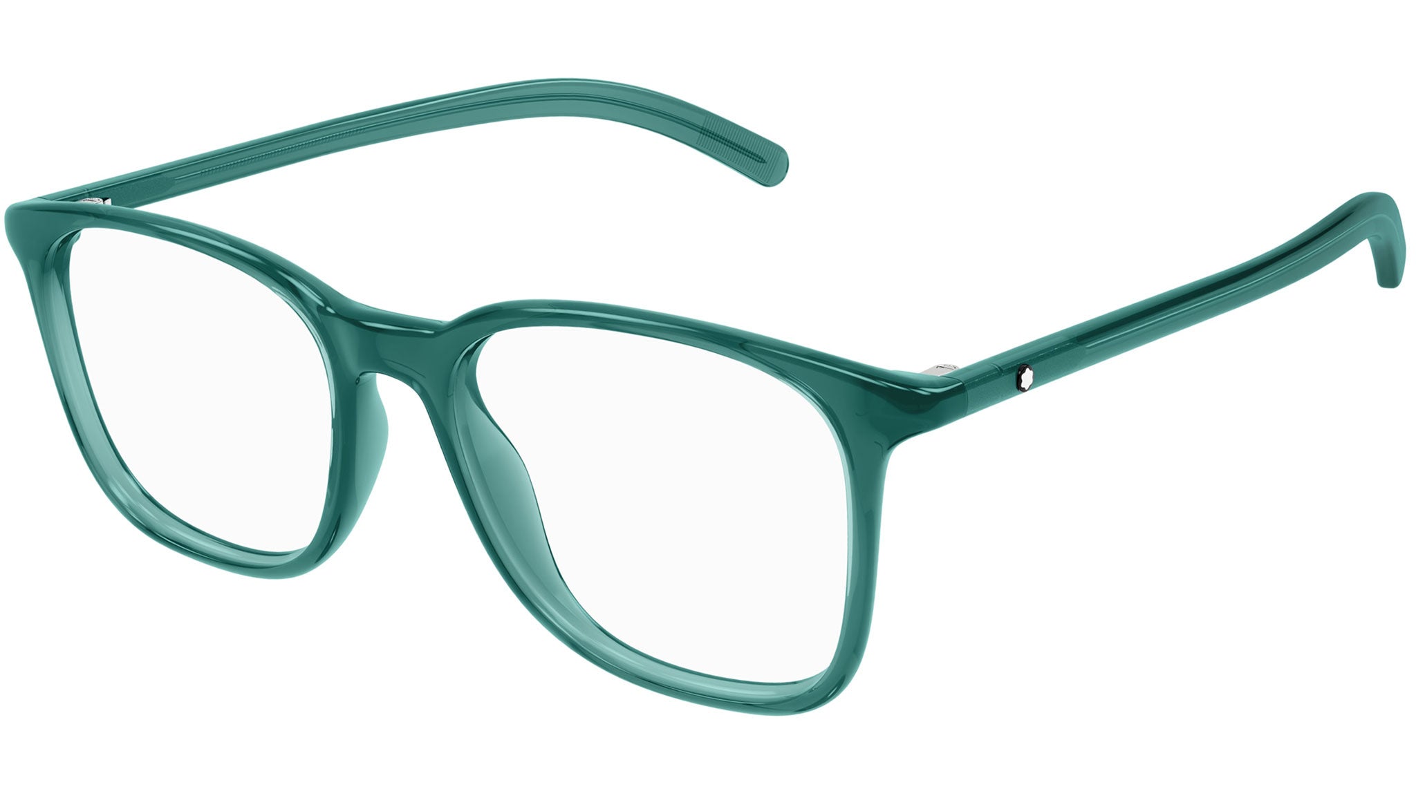 Occhiali da vista MONTBLANC MB0327O Shiny transparent emerald