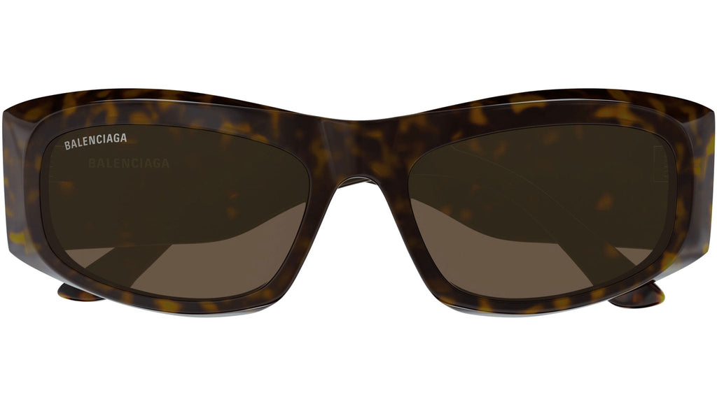 Occhiali da sole BALENCIAGA BB0395S Shiny dark havana