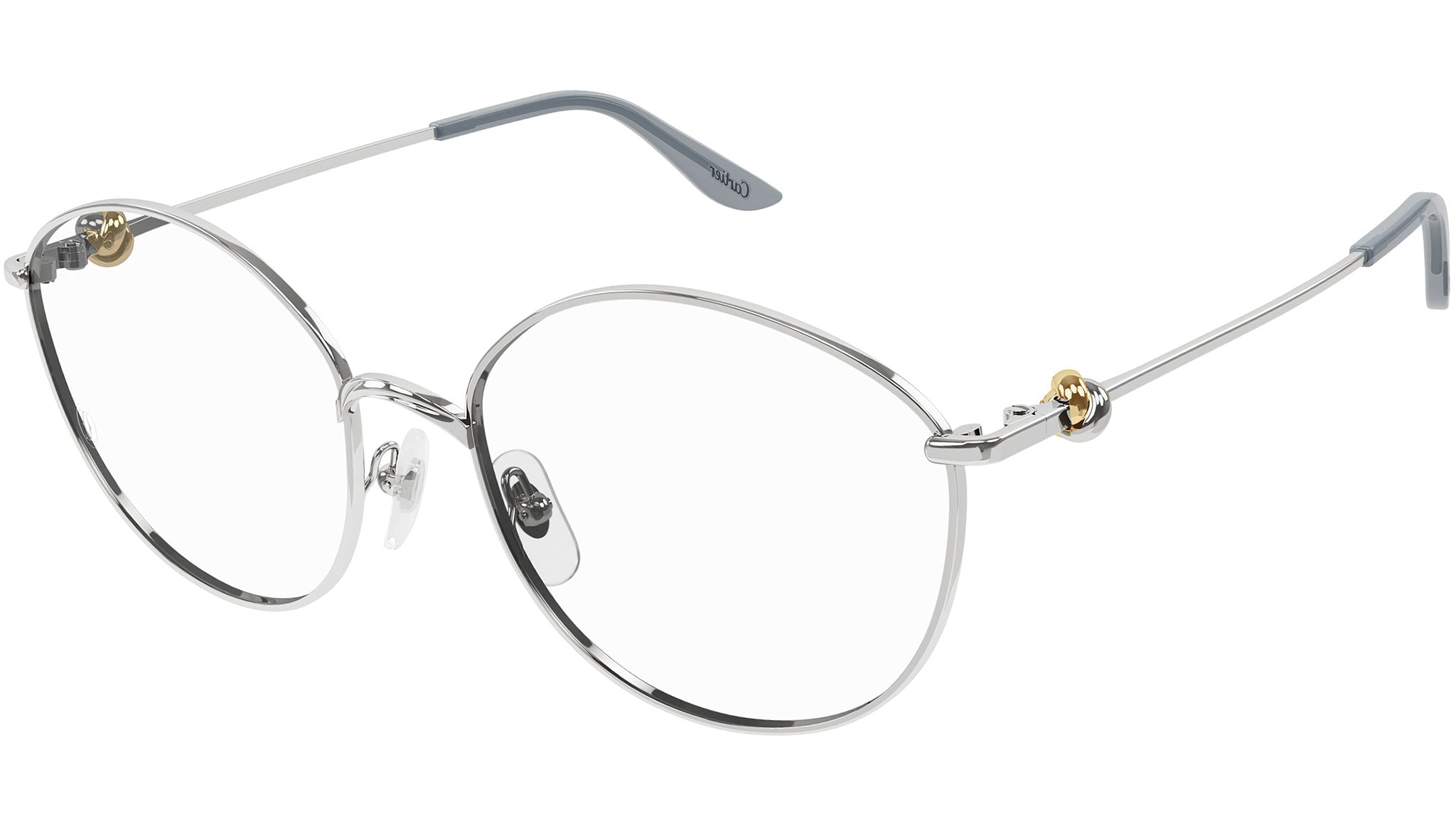 Occhiali da vista CARTIER CT0375O Smooth platinum finish