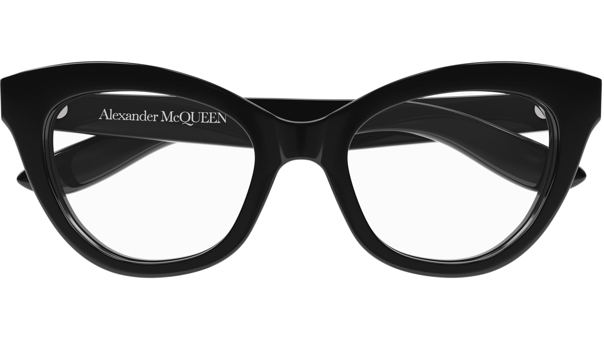 Occhiali da vista ALEXANDER MCQUEEN AM0395O Shiny solid black