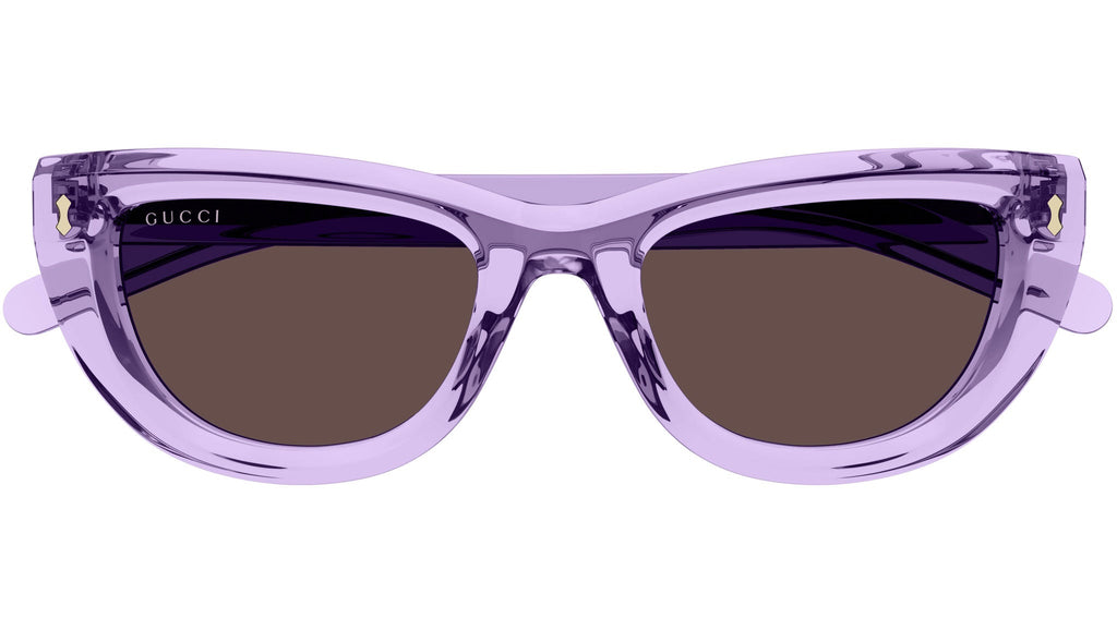 Occhiali da sole GUCCI GG1521S Shiny transparent light lilac