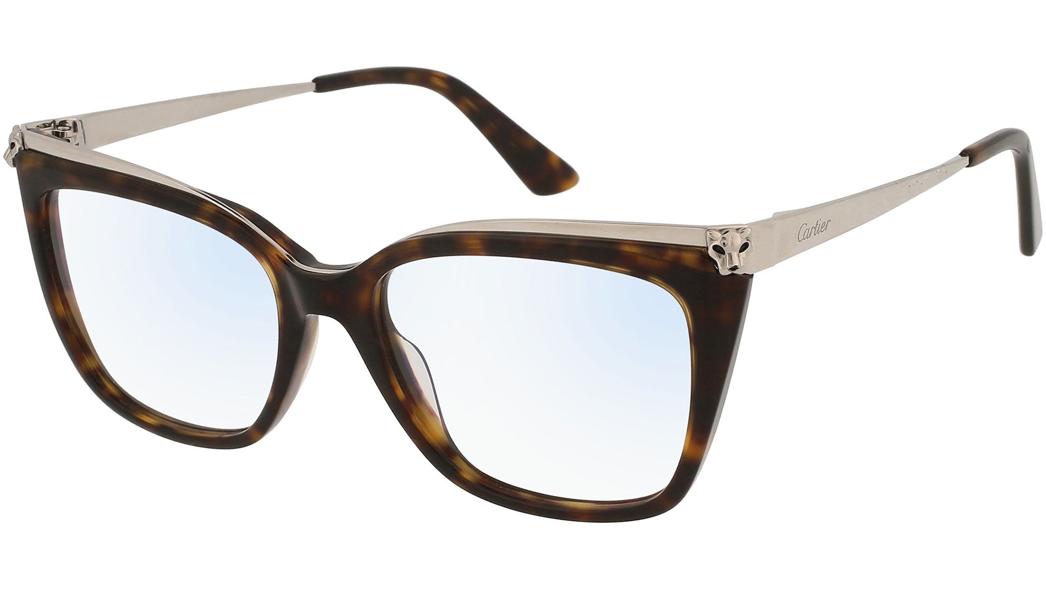 Occhiali da vista CARTIER CT0033O Shiny dark havana platine