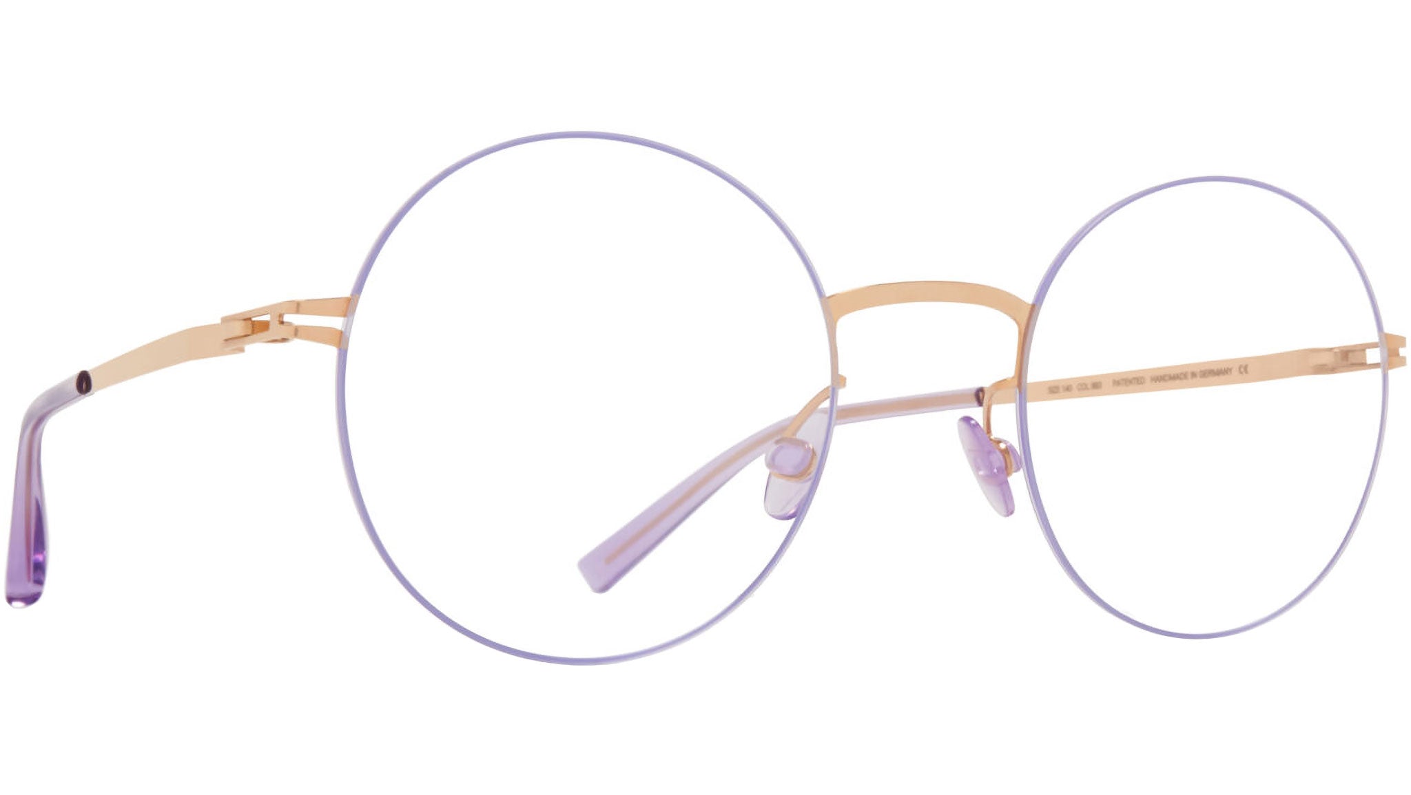 Occhiali MYKITA KAYO Champagne gold iris lilac