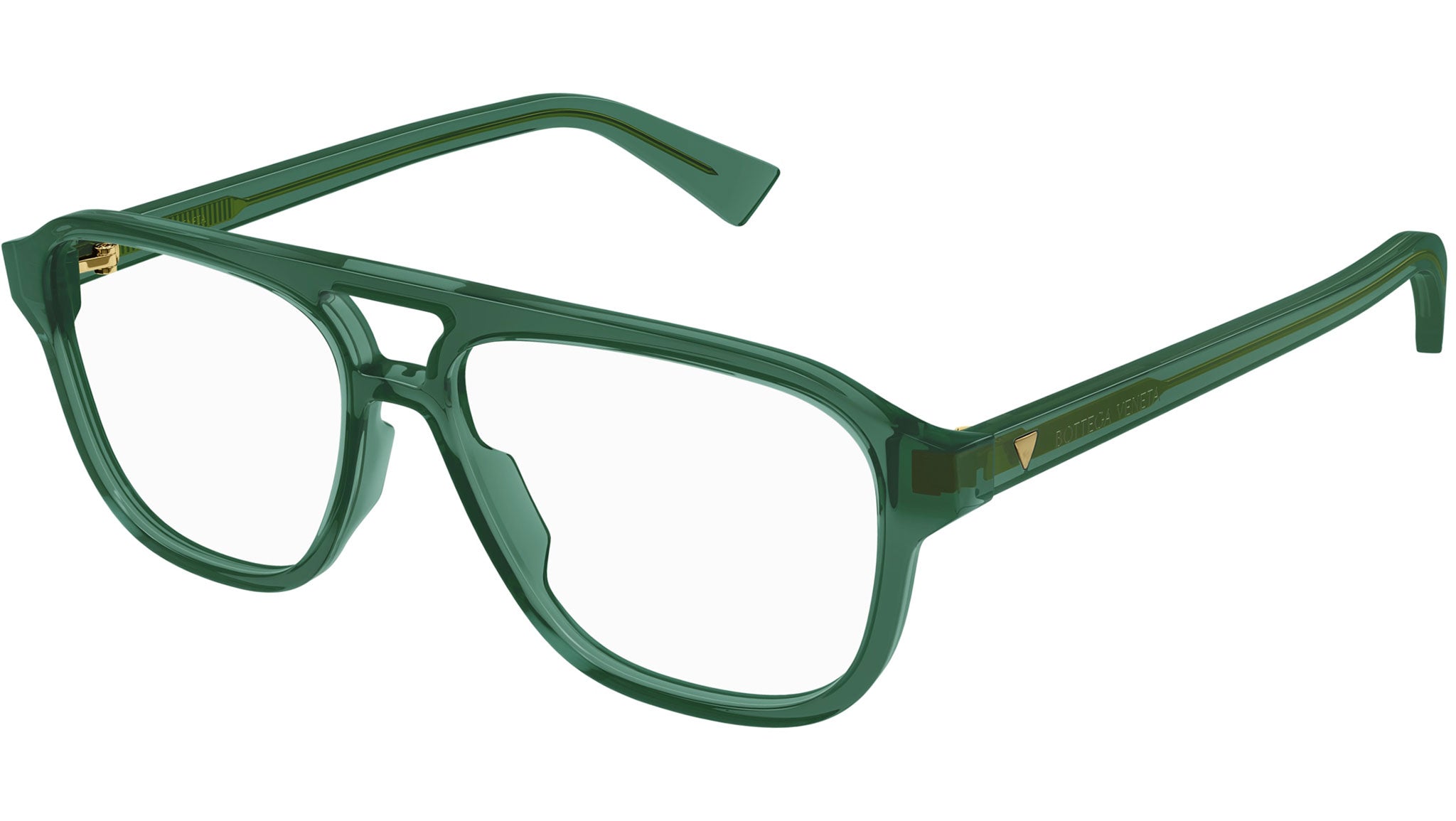 Occhiali da vista BOTTEGA VENETA BV1294O Shiny transparent bottle green