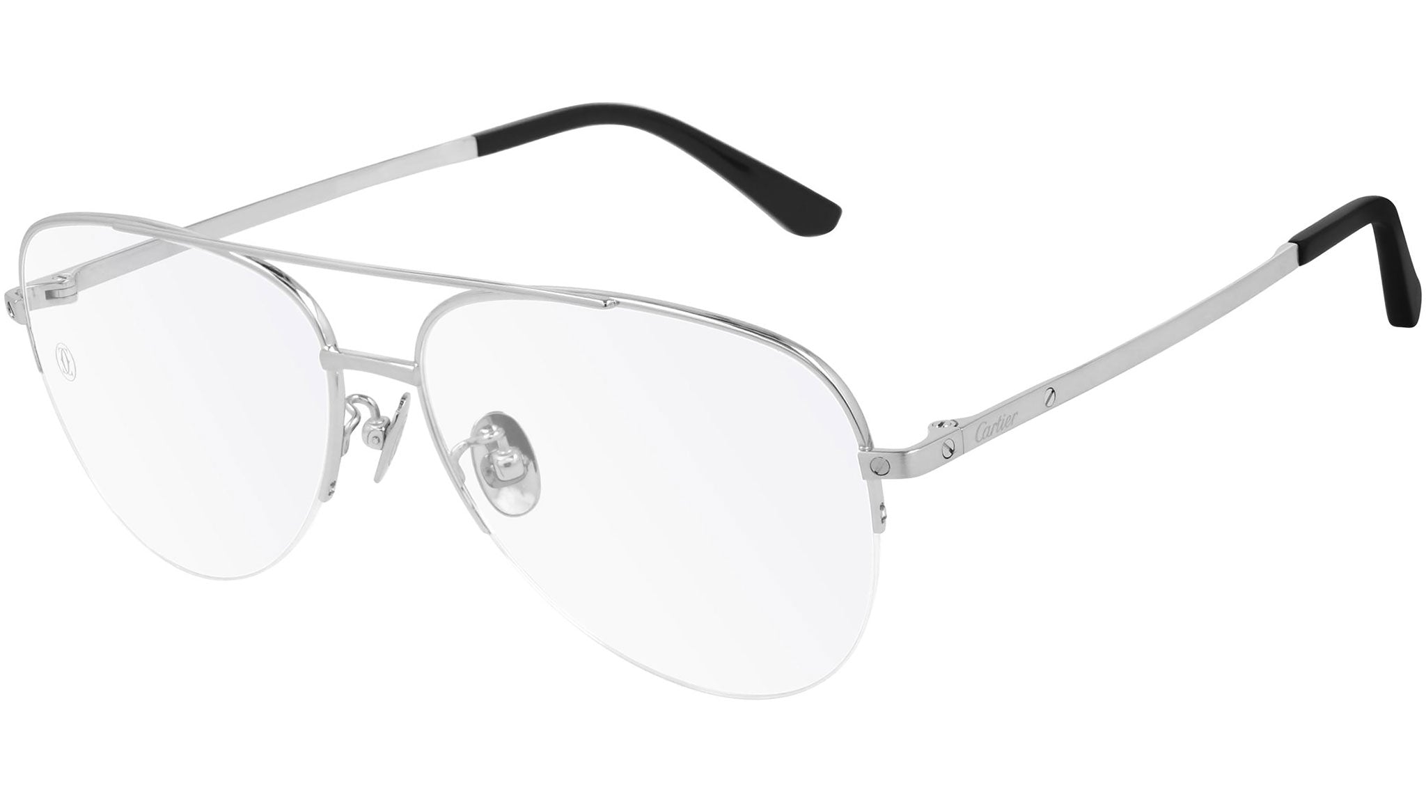 Occhiali da vista CARTIER CT0256O Brushed platinum
