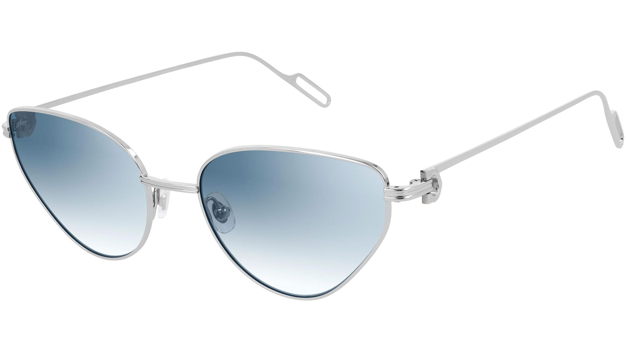 Occhiali da sole CARTIER CT0155S Smooth platinum