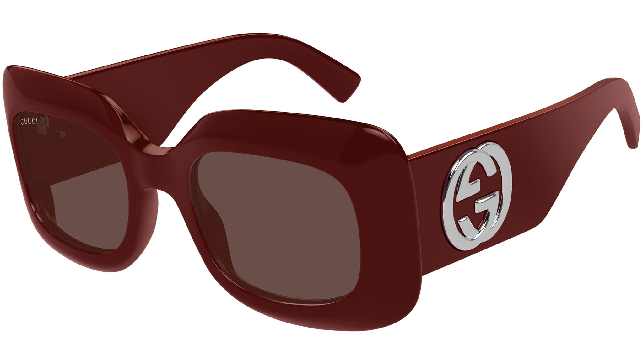 Occhiali da sole GUCCI GG1695S Shiny solid burgundy