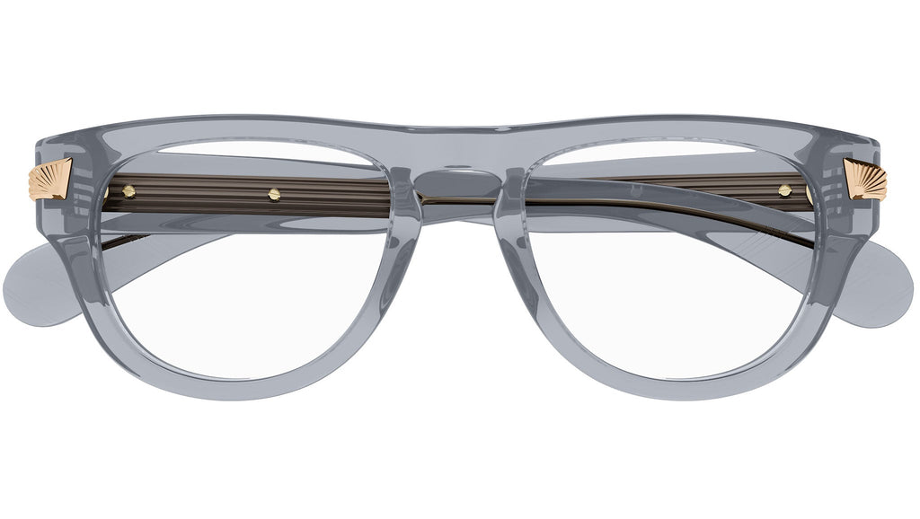 Occhiali da vista GUCCI GG1519O Shiny transparent grey