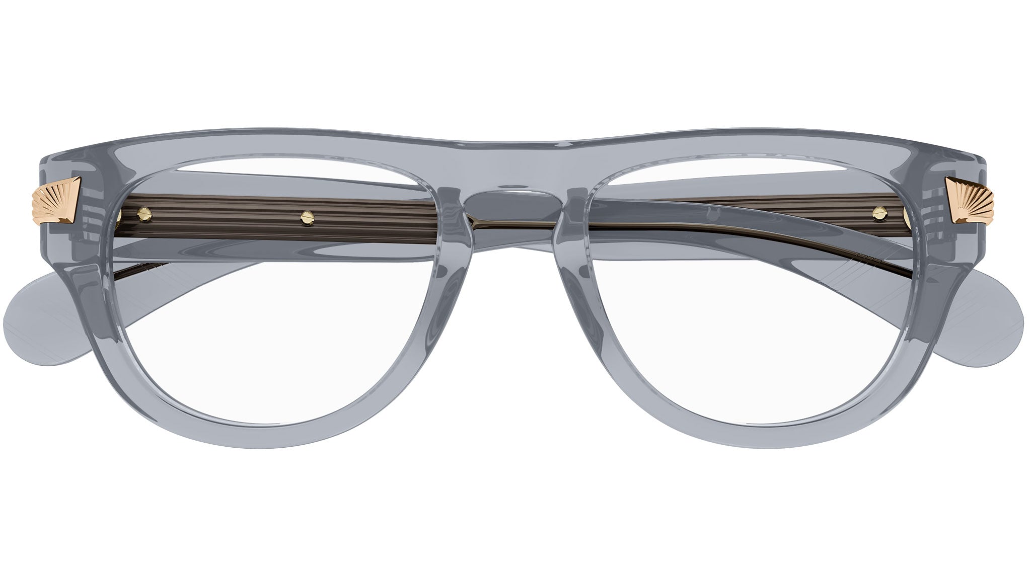 Occhiali da vista GUCCI GG1519O Shiny transparent grey