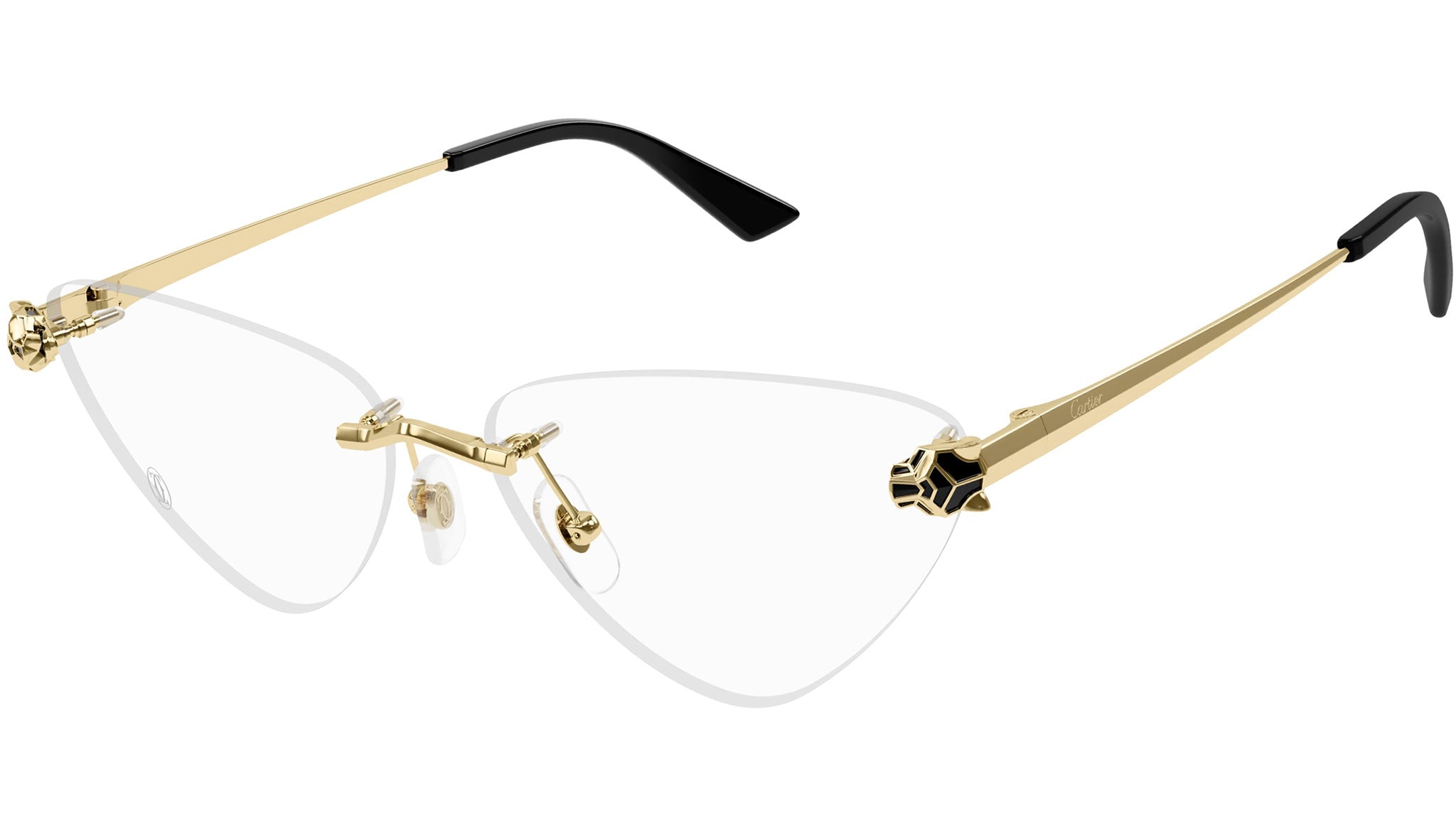 Occhiali da vista CARTIER CT0448O Smooth golden finish