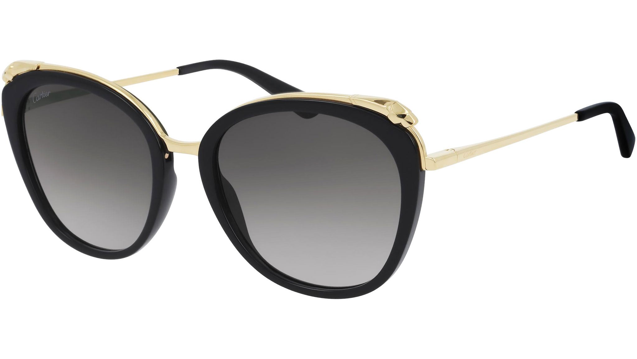 Occhiali da sole CARTIER CT0150S Black smooth champagne golden