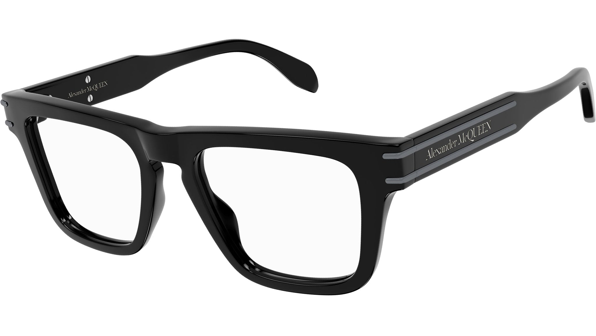 Occhiali da vista ALEXANDER MCQUEEN AM0400O Shiny solid black