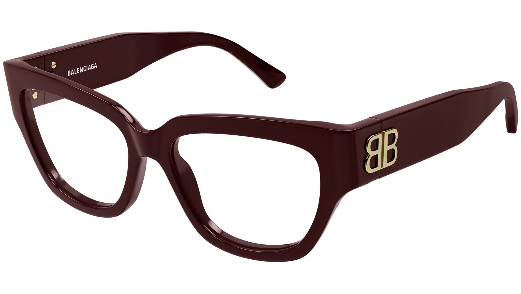 Occhiali da vista BALENCIAGA BB0326O Shiny solid burgundy