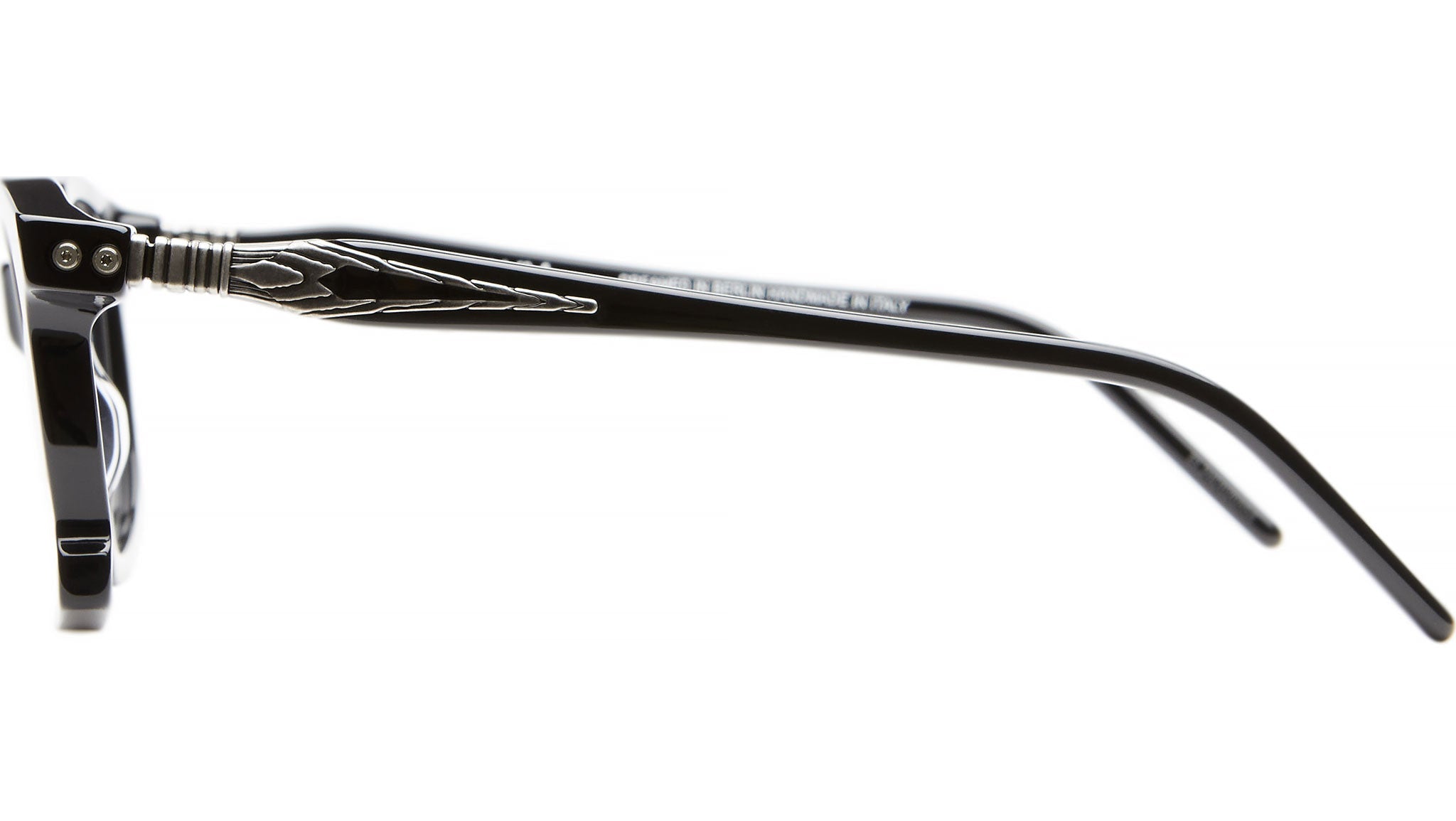 Occhiali da vista KUBORAUM D71 Black shine antique silver