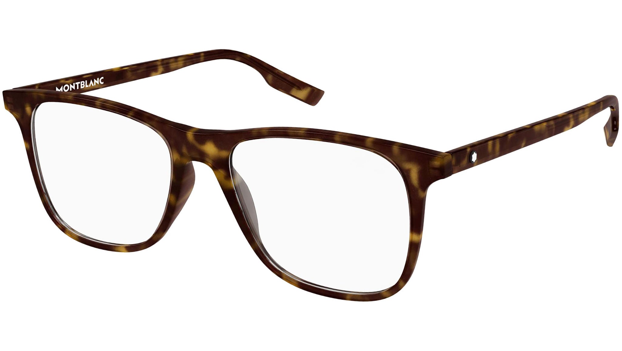 Occhiali da vista MONTBLANC MB0174O Shiny dark havana
