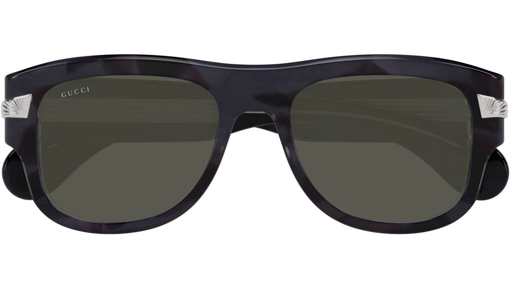 Occhiali da sole GUCCI GG1517S Shiny opal grey and black havana