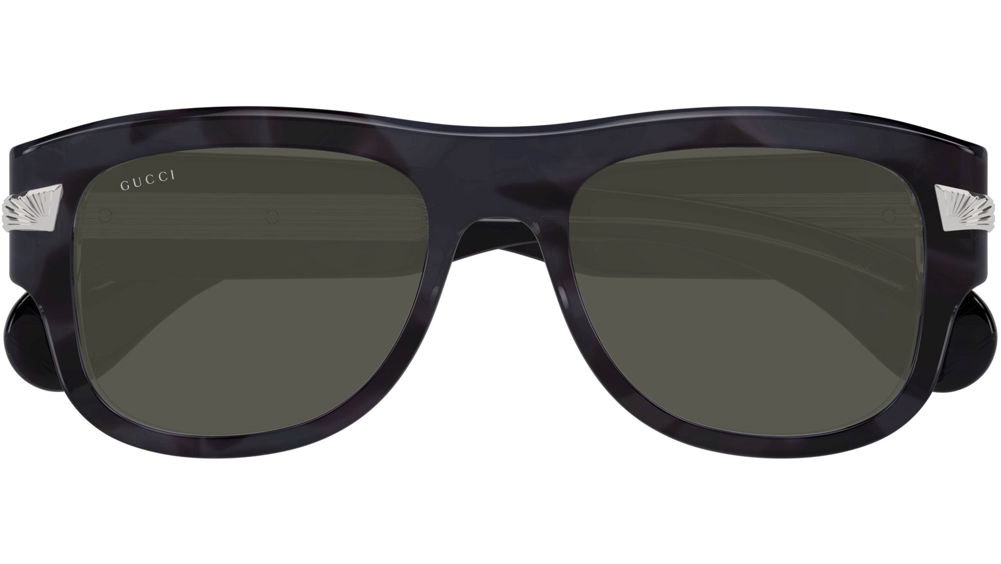 Occhiali da sole GUCCI GG1517S Shiny opal grey and black havana