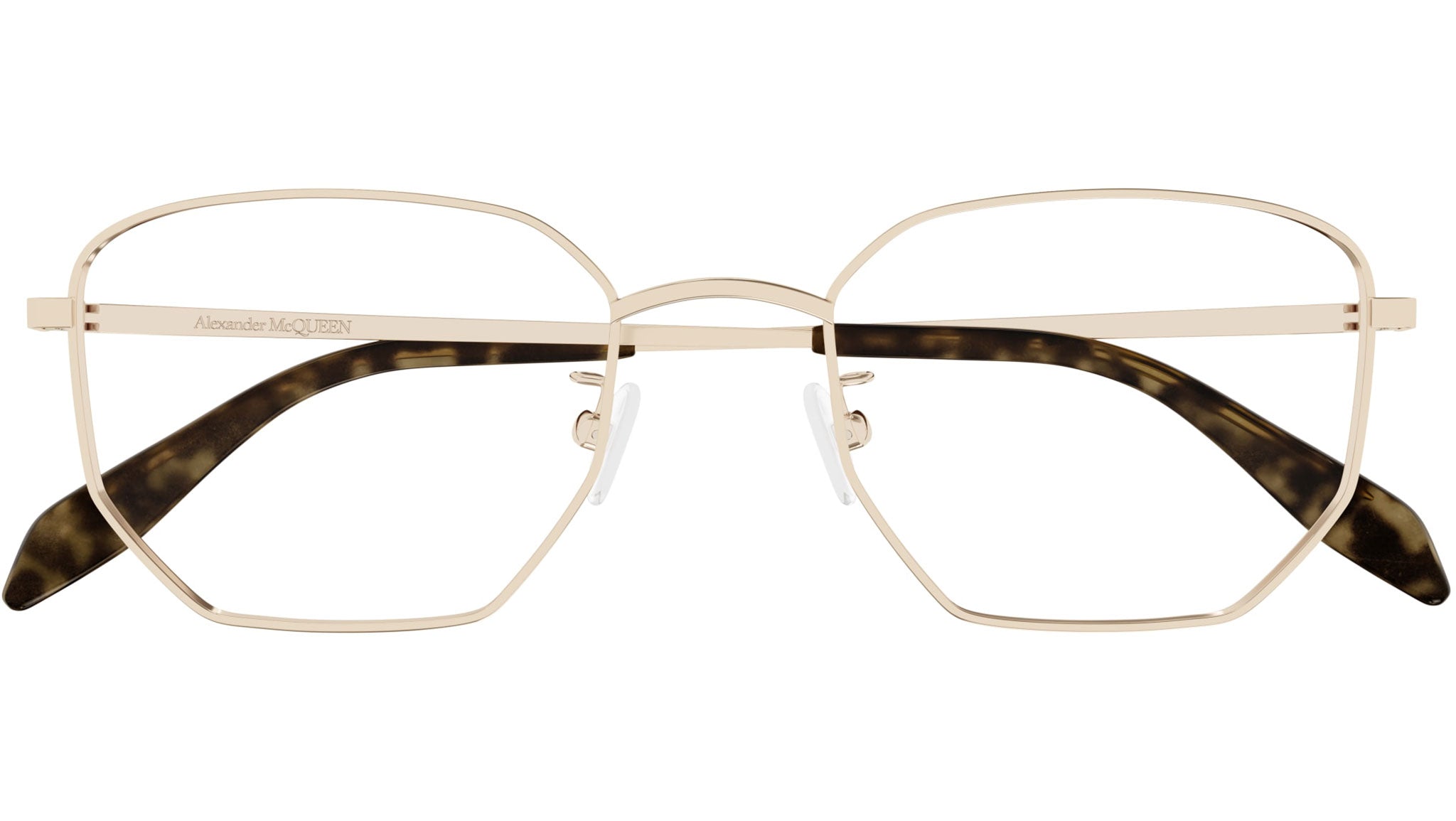 Occhiali da vista ALEXANDER MCQUEEN AM0438O Shiny rose gold
