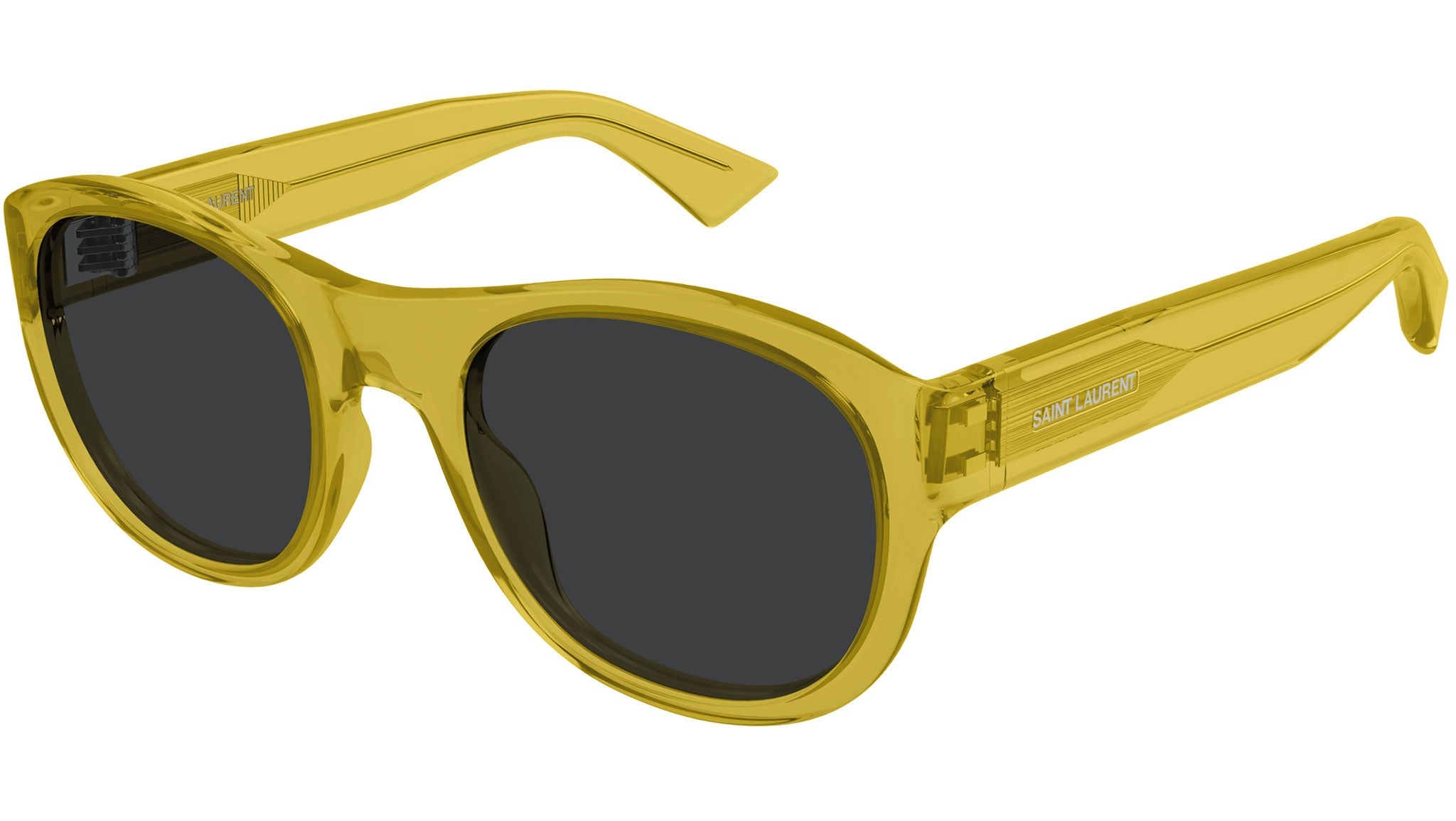 Occhiali da sole SAINT LAURENT SL798 Shiny transparent ocra
