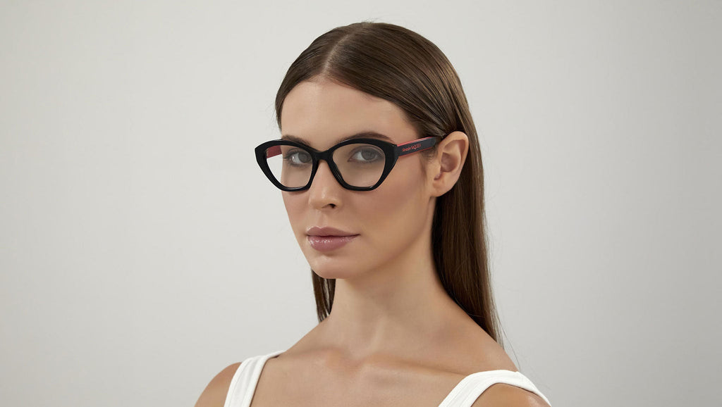 Occhiali da vista ALEXANDER MCQUEEN AM0360O Shiny black