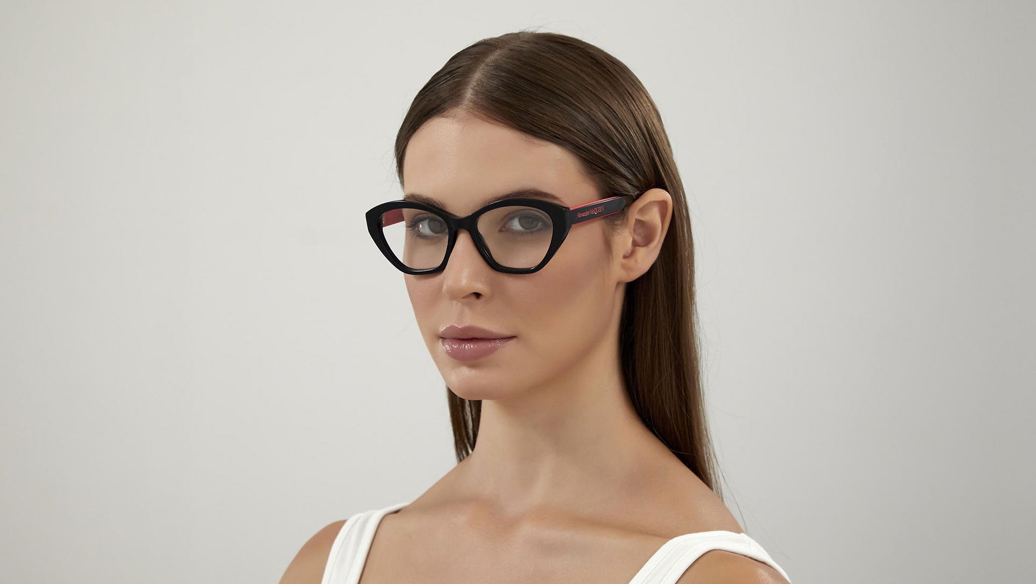 Occhiali da vista ALEXANDER MCQUEEN AM0360O Shiny black