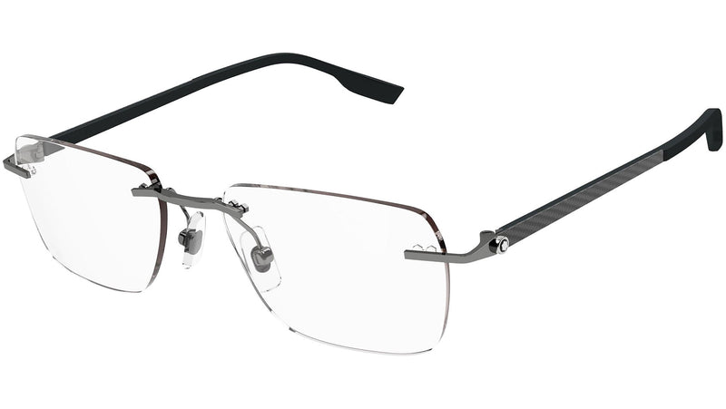 Occhiali da vista MONTBLANC MB0185O Shiny dark ruthenium