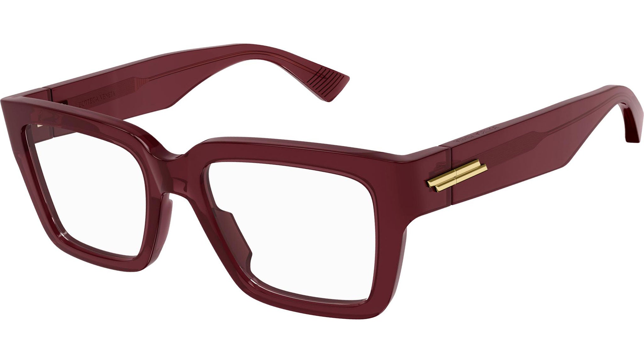 Occhiali da vista BOTTEGA VENETA BV1153O Shiny transparent burgundy