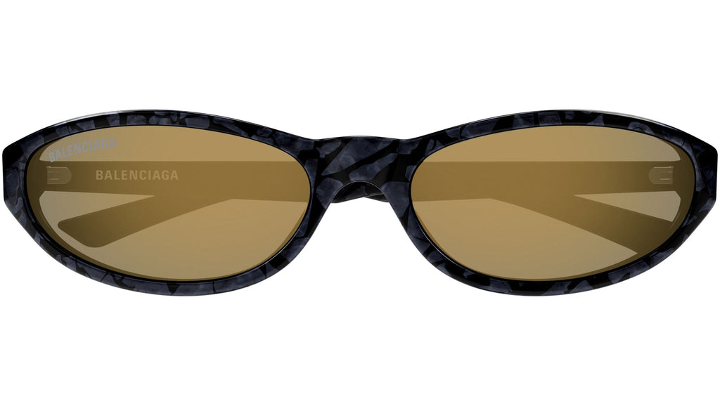 Occhiali da sole BALENCIAGA BB0007S Shiny black pearled havana